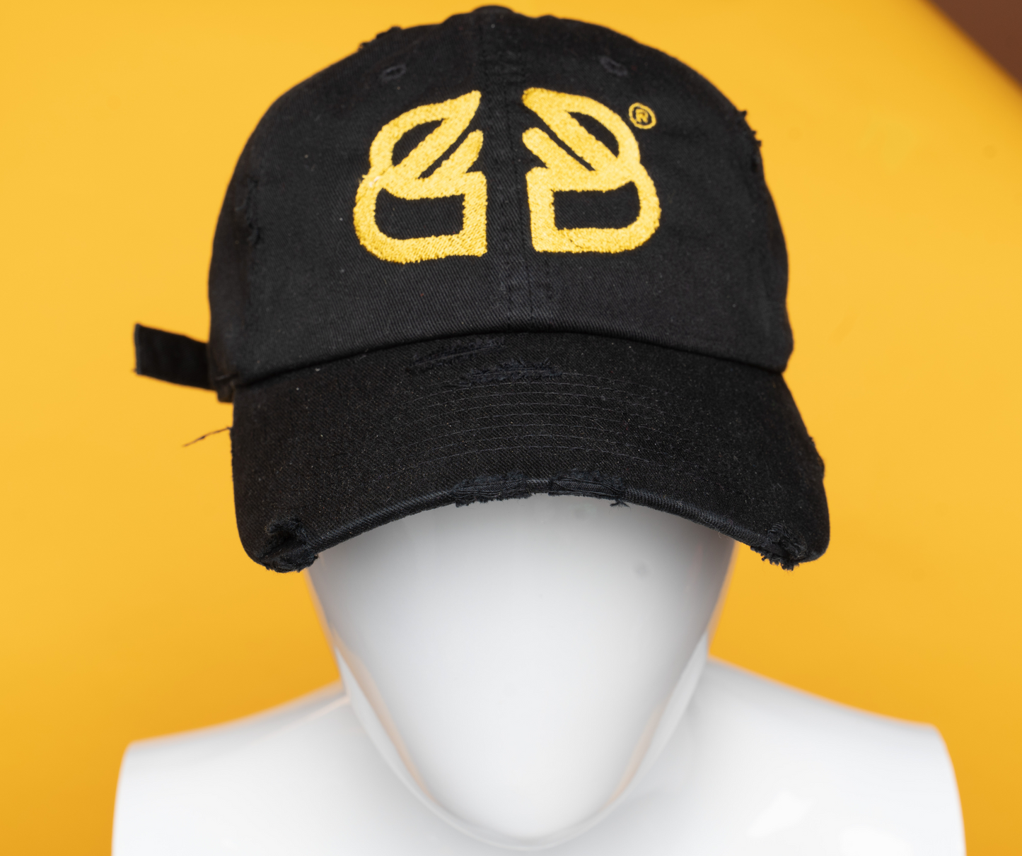 Protect UR SKN Vintage Distressed Cotton Baseball Cap - Brand Logo