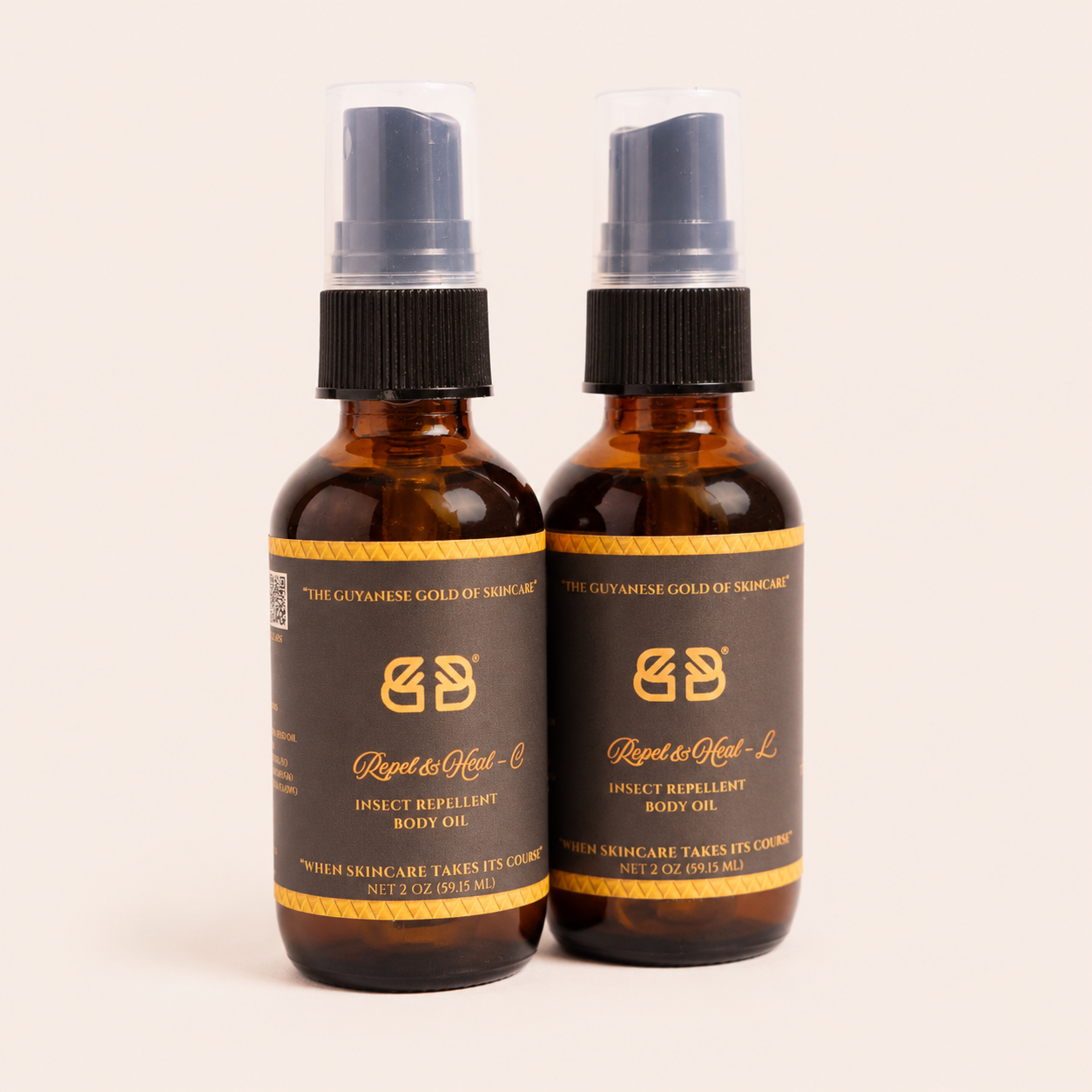 Repel & Heal UR SKN - Best Natural Body Insect Repellent Oil - Vegan