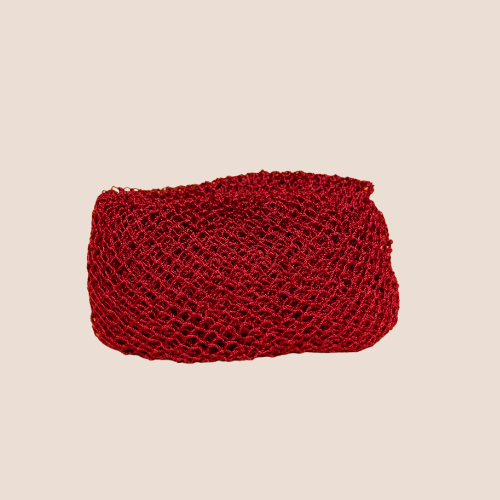 Red Exfoliating Cloth Champagne Background